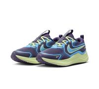 Nike Cosmic Runner GS Junior Running Shoes | UK J3 in Dark Raisin/Light Liquid Lime/White