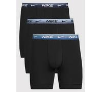 Nike Brief Logo Stripe Boxers Navy Blue White (3 Units) - S