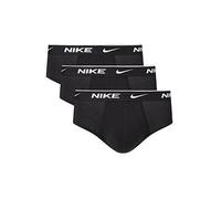Nike Cotton Stretch 3 Pack Hip Briefs, Black, Size Xs, Men Black