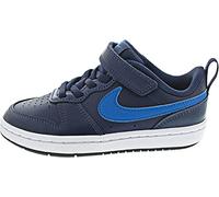 Nike Court Borough Low 2, Basketball Shoe, Midnight Navy/Imperial Blue-Black,