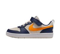 Nike Court Borough Low Recraft Baby and Toddler Shoe, Lt Orewood Brn Orange Peel Midnight Navy, 10 UK Child