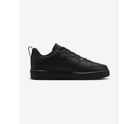 NIKE Unisex Kids Court Borough Low Recraft Sneaker, Black, 3.5 UK
