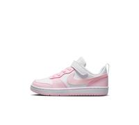 Nike White & Pink Court Borough Low Girls Junior Trainers UK 13 (EU 31 1/2)