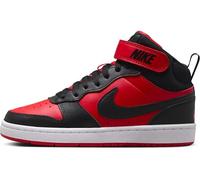 NIKE Court Borough Mid 2 Gs Sneaker, University Red Black White, 6 UK