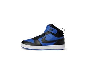 Nike Court Borough Mid 2 Younger Children's Shoe, Game Royal/Black-White, 28.5 EU