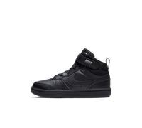 Nike Court Borough Mid 2 Younger Kids' Shoes - Black 10
