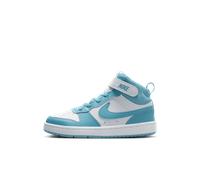 Nike Court Borough Mid 2 Younger Kids' Shoes - White 10.5