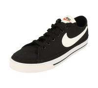 NIKE Court Legacy CNVS Mens Trainers CW6539 Sneakers Shoes (UK 11 US 12 EU 46, Black White 002)
