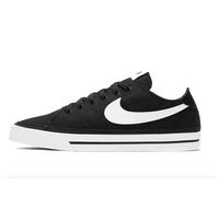 NIKE Court Legacy CNVS Mens Trainers CW6539 Sneakers Shoes (UK 11 US 12 EU 46, Black White 002)