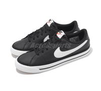 Nike Court Legacy GS Black White Kids Youth Casual LifeStyle Shoes DA5380-002