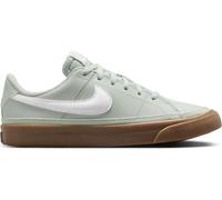 Nike Court Legacy Sneaker, Light Silver White Gum Dark Brown, 3.5 UK