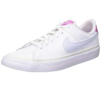 NIKE Court Legacy Sneaker, White Football Grey Cosmic Fuchsia, 4.5 UK