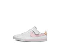 NIKE Court Legacy Sneaker, White/White, 3.5 UK Child