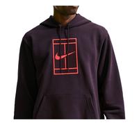 Nike Court Slam Dri-FIT Fleece Hoodie 'Burgundy Ash Bright Crimson' IM6637-647 M