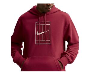 Nike Court Slam Dri-FIT Fleece Hoodie 'Team Red Pale Ivory' IM6637-677 XXL