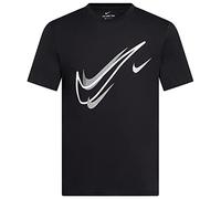 NIKE Court T Shirt Mens Swoosh Logo Tee Short Sleeve Classic T Shirt Black DQ3944 010 New (XX-Large)