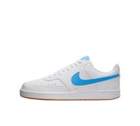 Nike Men's Court Vision Low Next Nature Sneaker, White/University Blue/Gum Yell, 9.5 UK