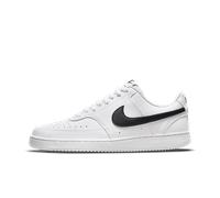 Nike Women's Court Vision Low Sneaker, White/Black-White, 8 UK