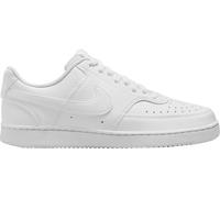 Nike Women's Court Vision Low Sneaker, White/White-White, 3