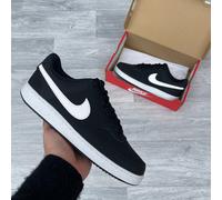 Nike Court Vision Low Trainers Sneakers - Black/White [HV8139-001]