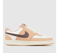Nike Court Vision Trainers in Beige Multi UK 4 (EU 37½)