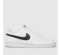 Nike Court Vision Trainers in White & Black UK 7.5 (EU 42)