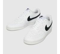 Nike Court Vision Trainers in White & Black UK 8 (EU 42½)