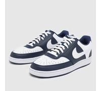 Nike Court Vision Trainers in White & Navy UK 7 (EU 41)