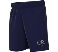 Nike Cr7 Academy23 Dri-Fit Older Kids' Football Shorts, Blue Void/Metallic Gold, HF4346-492, S
