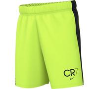 NIKE Cr7 Academy23 Dri-Fit Older Kids' Football Shorts, Volt/Black/Black, HF4346-702, M