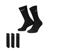 Nike Crew Socks Black SX7664-010 3P UK S