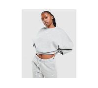 Nike Cropped Crew Sweatshirt - Grey - Womens 6