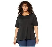 Nike CT0538 W NK Dry Layer SS TOP Plus T-Shirt Women's Black/dk Smoke Grey 2X