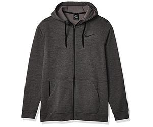 Nike CU6231-071 Therma Sweatshirt Men's Charcoal Heather/Black XL