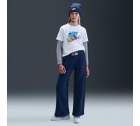 Nike Culture of Basketball Older Kids' Fleece Trousers - Blue - Cotton/Polyester S