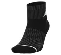 NIKE Cush Poly Socks Black/White XL