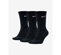 Nike Men Cush Crew Socks (pair Of 3) - Black/White, Large/Size UK 8 - 11