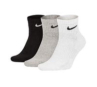 Nike Cushion Quarter Socks, Pack of 3 - Multicolour - XL