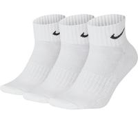Nike Cushioned Ankle Socks (3 Pairs) - White 11-14.5