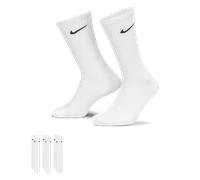 Nike Cushioned Training Crew Socks (3 Pairs) - White 8-11
