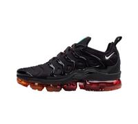 NIKE Men's Air Vapormax Plus Sneaker, Black Lt Smoke Grey Magma Orange, 5 UK