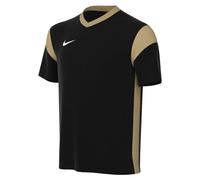 NIKE CW3833-010 Y NK DF PRK DRB III JSY SS T-Shirt Unisex Black/Jersey Gold/Jersey Gold/White Size L