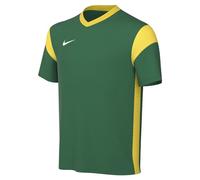 NIKE CW3833-303 Y NK DF PRK DRB III JSY SS T-Shirt Unisex Pine Green/Tour Yellow/Tour Yellow/White Size S