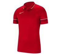 Nike Polo Shirt Mens Large Red Dri-Fit Short Sleeve Swoosh Golf Casual Recycled