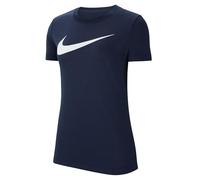 NIKE CW6967-451 W NK DF PARK20 SS TEE HBR T-Shirt Women's Obsidian/White Size L
