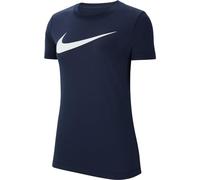 Nike Womens Dri FIT Park 20 Hybrid SS Tee Navy