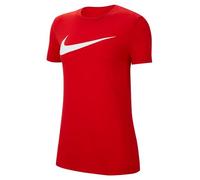 NIKE CW6967-657 W NK DF PARK20 SS TEE HBR T-Shirt Women's University RED/White Size M