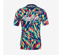 Nike CW7754-492 FCB W NK Dry TOP SS PM T-Shirt Womens Blue Void/Blue Void/lt Fusion red/(Limelight) (se-Full spon) XL