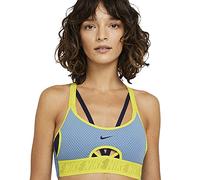 Nike CZ4441-424 INDY ULTRABREATHE Bra Sports Bra Womens Cerulean/Midnight Navy/Opti Yellow/(Midnight Navy) 2XL