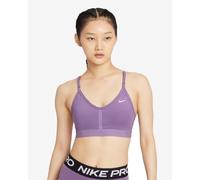 NIKE CZ4456-537 W NK INDY V-Neck Bra Sports Bra Women's Violet DUST/Violet DUST/White Size XL